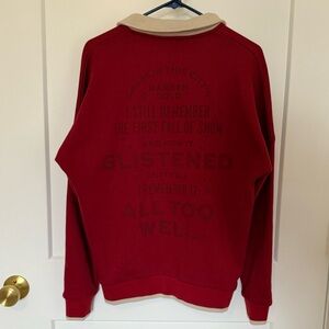 Taylor Swift Red TV collared sweatshirt